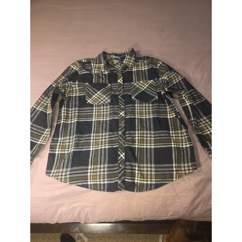 natural reflections flannel shirt large